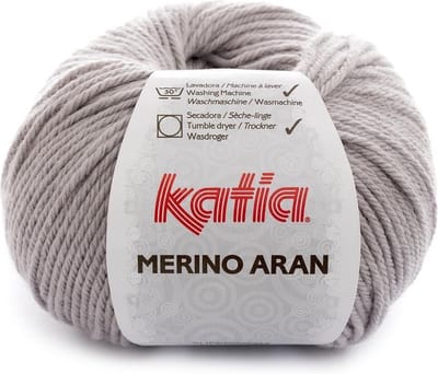 Katia Merino Aran - 12 lichtgrijs - Merinogaren