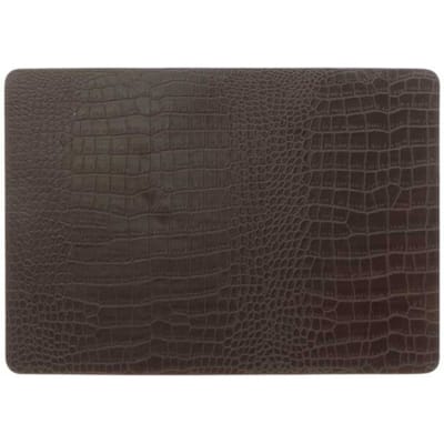 Unique Living | Placemat Bodil | Rechthoekig | Polyester | Donkerbruin | 30x43cm