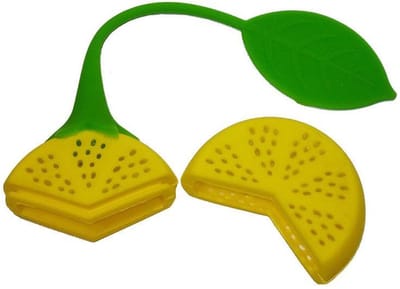 Scoby - Kruidenfilter - Thee-infuser - Citroenvormig thee-ei - Tea Infuser - Geel