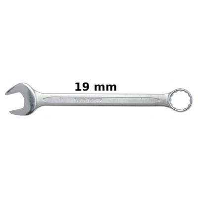 Teng Tools Ringsleutel 19 mm Chroom-Vanadium Staal