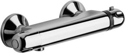 Plieger Luzon - douchekraan thermostatisch - met s-koppelingen - HOH=15cm - chroom