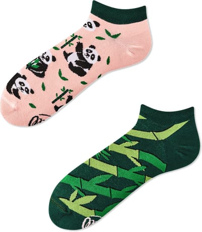 Many Mornings unisex enkelsokken - Sweet Panda Low - Unisex - Maat: 35 - 38