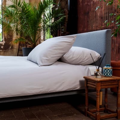 Kayori Senju Dekbedovertrek Katoensatijn - 240x200-220 + 2 slopen - Lits-jumeaux - 300TC Premium Hotelkwaliteit - Grijs