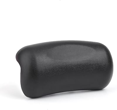 Waterafstotend Badkussen met 3D Ergonomisch Ontwerp - Hoofdkussen met 2 Antislip Zuignappen, Neksteun voor Badkuip - Badaccessoires voor Comfort en Ontspanning