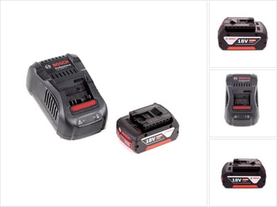 Bosch starterset 18 V met GBA 4,0 Ah Li-Ion accu + GAL 1880 oplader