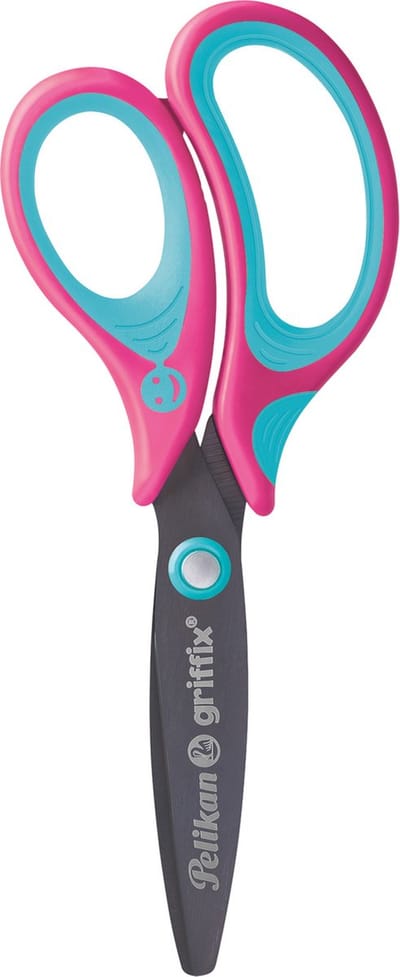 Pelikan Griffix Universeel Rechte knip Blauw, Roze