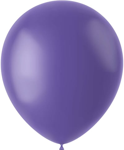Folat - ballonnen Cornflower Blue Mat 33 cm - 10 stuks