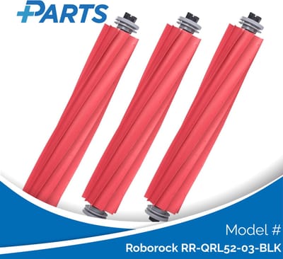 Roborock RR-QRL52-03-BLK Borstels (3 Stuks, Plus.Parts® alternatief voor 8.02.0079)