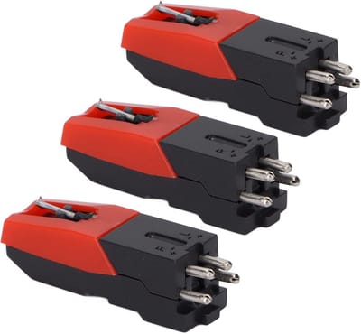 3 Stuks Naalden voor Platenspeler - Universele Vervangende Stylus voor Audiocartridge Vinyl LP