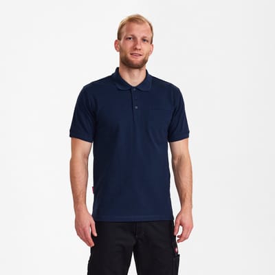 Engel Extend poloshirt met borstzak 9055-178 - Blue Ink - L