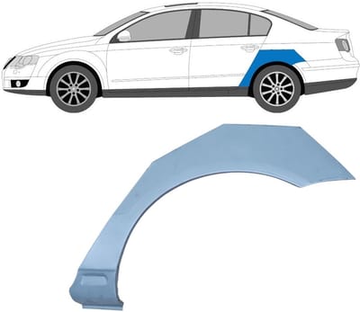 Reparatiepaneel achterspatbord voor Volkswagen Passat B6 2005-2010 / Links