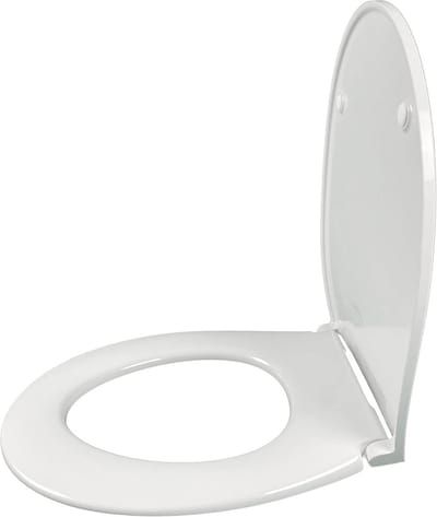 Toiletbril - Toiletzitting WC - Hygiënisch Toiletgebruik - Extra plat ontwerp - Ovaal - Wit