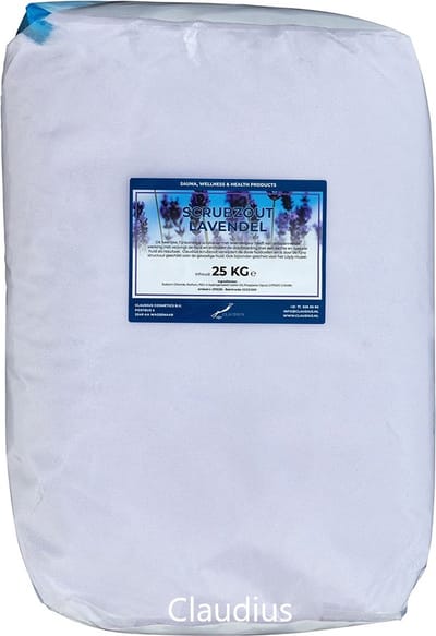 Scrubzout Lavendel - 25 KG - Hydraterende Lichaamsscrub