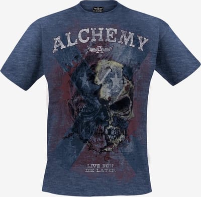Officieel gelicenseerd - Alchemy - T-shirt 'Half Zombie' - Heren - S