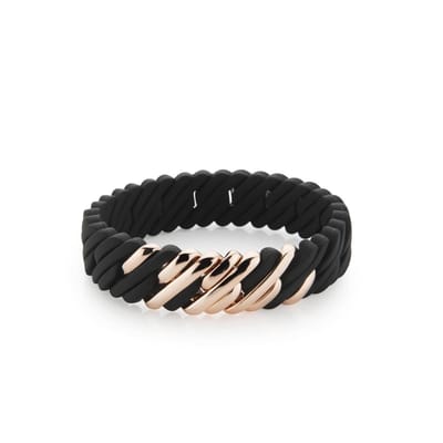 Armband The Rubz Classic 15 mm black pink gold