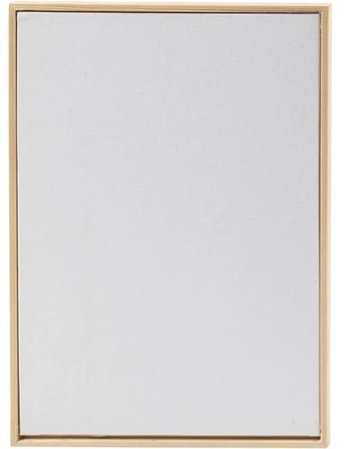 CC Canvas Paneel met lijst A4 21x29,7 cm 280 gr wit