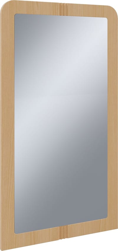 Houten wandbadkamerspiegel Wandspiegel Badkamerspiegel met planchet Balia