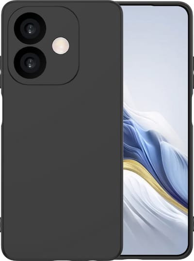 Just in Case hoesje geschikt voor Oppo A40 / A40m / A60 (5G) Hoesje Siliconen - Flexibele Case - Zwart