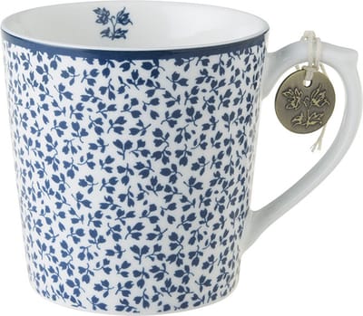 Laura Ashley Blueprint Collectables Mok - Theemok - Koffiemok - Floris - 32 cl.