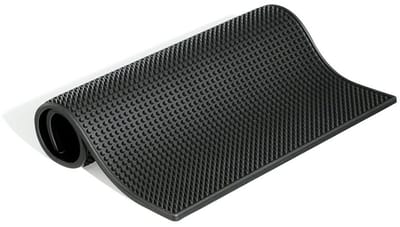 JHUBERS- Bar Mat Antislip - Spill Mat - Dikke Rubber - Keuken Droogmat - Afvoermat voor Bar - Hittebestendig - 18"x12 - Afdruipmat