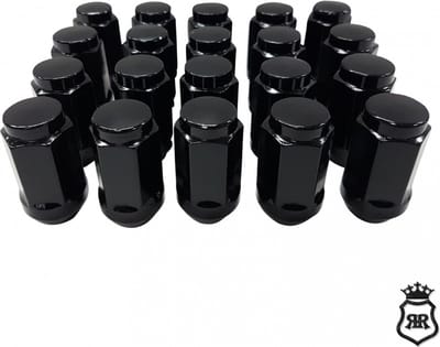 XR-Import Dichte Moeren 9/16 UNF Zwart 45mm / 9 - 16 unf moeren