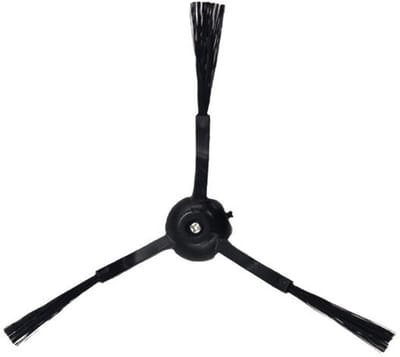 Dubbele rolborstel - Filterende zijborstel - Zijborstel en veegmachine accessoires - Dubbele rol siliconen hoofdborstel - Geschikt voor Roborock veegrobot Q8 Max+/Q5 Pro accessoires - Zwart