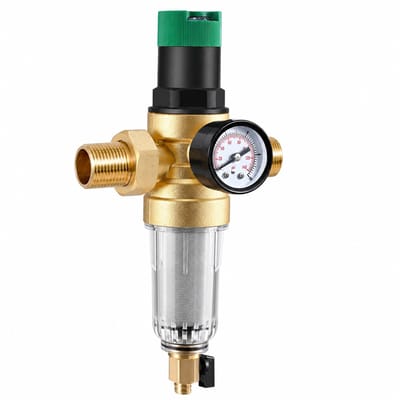 Novari - Waterdrukregelaar - Drukregelaar - Manometer - Filtert effectief verontreinigingen - Waterdruk bereik 0,1-0,8MPa