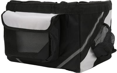 Dailygoods- Fietsdrager Afneembaar - Zachte Mand voor Huisdieren - Waterdicht - Oxford Stof - 38x28x25cm - Snelsluiting Bevestiging - Huisdierdrager