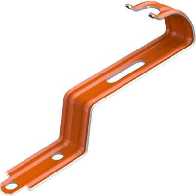 Dakgoot Klemmen - Dakgoot Bevestiging - Dakgoot Installatie - Weerbestendige Coating - 10 Stuks - Baksteenrood