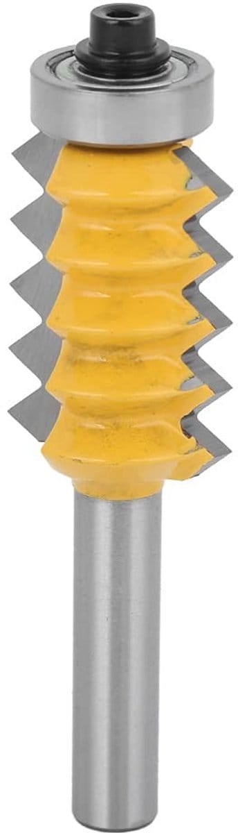 Dailygoods- Houtbewerkingsfrees 8 Schachten - Freesset 8mm/6mm - Houtsnijder met Meerdere Tanden - Duurzaam Hardmetaal - Chiploze Snede - Geschikt voor Langdurig Gebruik