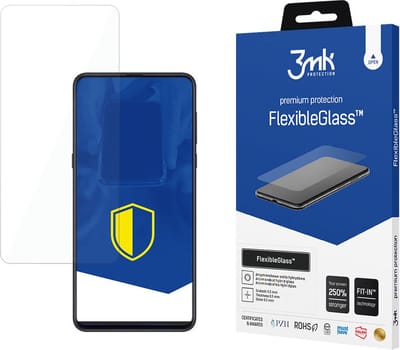 3MK FlexibleGlass Serie - Hybride Glasbescherming - Voor Xiaomi Mi Mix 3 - Ultra-cien - Sterke Krasweerstand