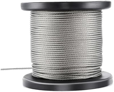 Roestvrij staaldraad - Metalen kabel - Decoratie ophangen - Waterdicht en roestvrij - 1.5mm x 10 Meter - Zilver
