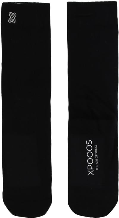 XPOOOS - Den Bosch Unisex bamboe Sokken - Badstof zool - 1-Pack - Maat 39/42 - Zwart