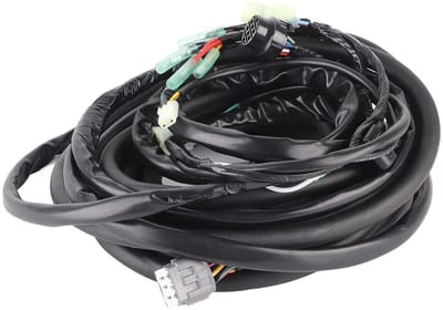 Kabelboom Buitenboordmotor - Bedieningskast Kabel - Motoronderdelen Vervangen - Schokbestendig Vochtbestendig - 21FT Lengte - Zwart
