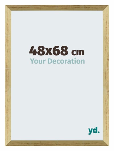 Your Decoration - Puzzellijst 48x68 cm - Goud Glans - Puzzellijst 500-1000 stukjes - MDF Fotolijst - Mura