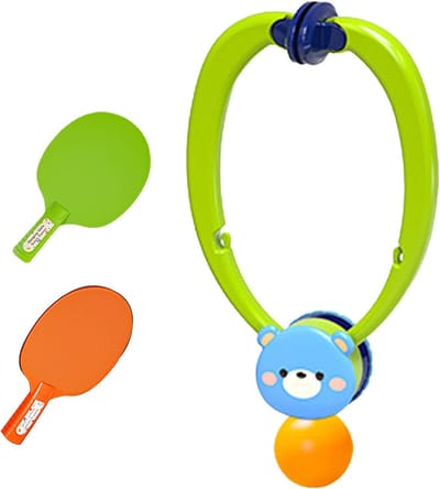 Tafeltennis Trainer - Reactie Oefening - Solo Training - Geen Tafel Nodig - 25 x 20 x 9 cm - Groen