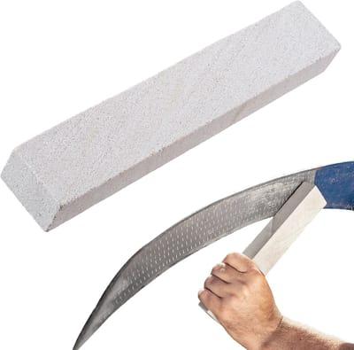 KADAX 24 x 4 cm slijpsteen van zandsteen, robuuste slijpsteen, wetsteen, steen voor het slijpen en slijpen van tuingereedschap, slijpsteen (rechthoekig)