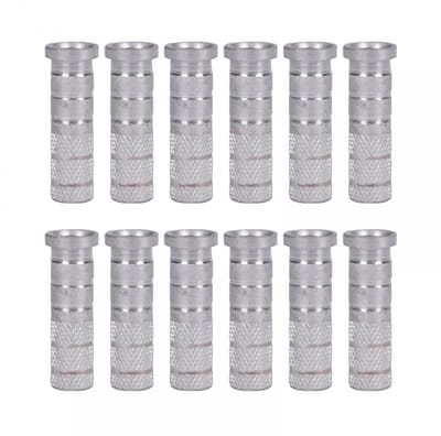 Dailygoods - 12 Stuks Aluminium Pijlen Inserts voor Boogschieten
