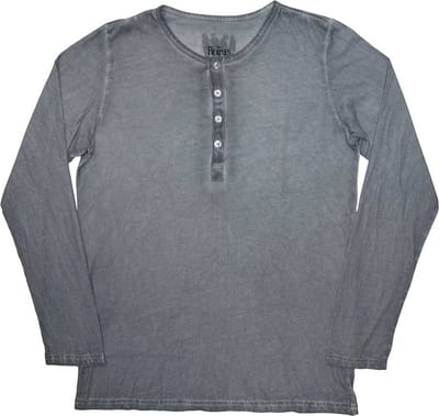 The Beatles - Abbey Road Back Print Stone Wash Longsleeve shirt - M - Blauw