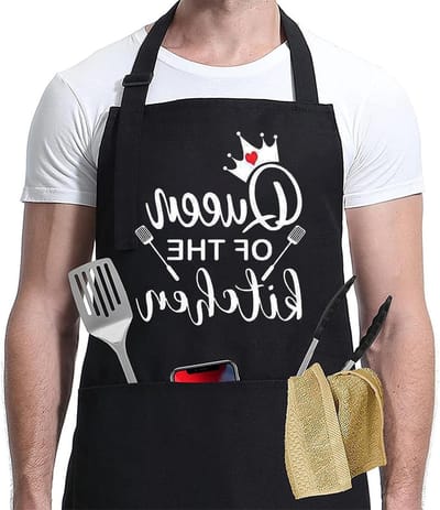 Waterdichte Keuken Schort Gepersonaliseerd voor Koken, Perfect Cadeau voor Moederdag, Verjaardag of Kerstmis