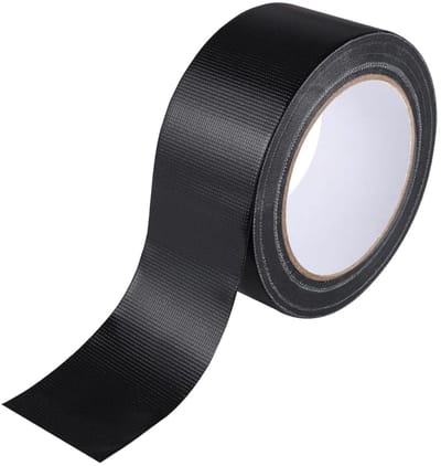 Dailygoods - Pantsertape Extra Sterk Waterdicht Zwart - Power Duct Tape voor Afdichten, Repareren en Meer, voor Binnen en Buiten (3 cm x 50 m)