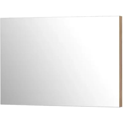Aquazuro Klassieke Badkamerspiegel Napoli - Rechthoekig - Met Planchet - Asgrijze Eik - 120x80 Cm