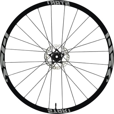 Sticker velgen 26" - 27,5" - 28-29" inch fiets MTB Bike sticker velgen MOUNTAIN BIKE COD. B0157 (27,5 inch, grijs 74)