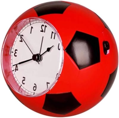 Elektronische Wekker - Stille Klok - Wakker Worden - Stil Minuutwerk - 11 cm Breed - Rood