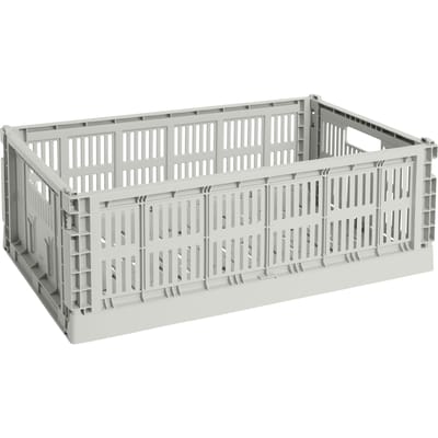 HAY Colour Crate Vouwkrat L recycled - HAYCrateGrey
