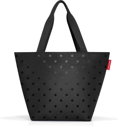 reisenthel shopper M - Shopper 51 cm (glossy dots black)
