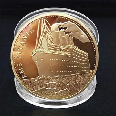 Titanic Schip Herdenkingsmunt Incident Verzameling Bitcoin Kunst Geschenken Decoratie