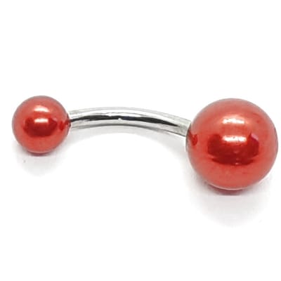 Navel Piercing - Rood Parel