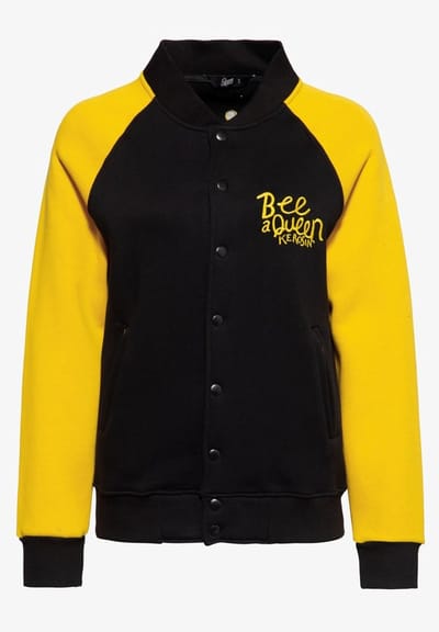 Queen Kerosin - Bee Queen College jacket - XS - Zwart