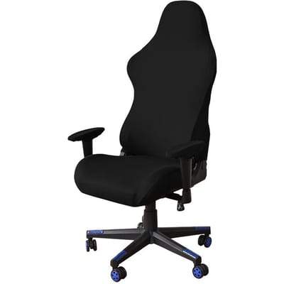 Gaming Fauteuil Stoelhoes Elastische Kantoor Banketstoelhoes Anti Vuil Zittinghoes Stretch Sportstoel Computerstoelhoes 4 pieces a set black